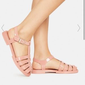 BLUSH OLLY JELLY SANDALS